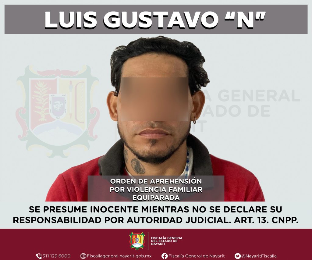 CAPTURADO POR EJERCER VIOLENCIA FAMILIAR EQUIPARADA CONTRA UNA MUJER