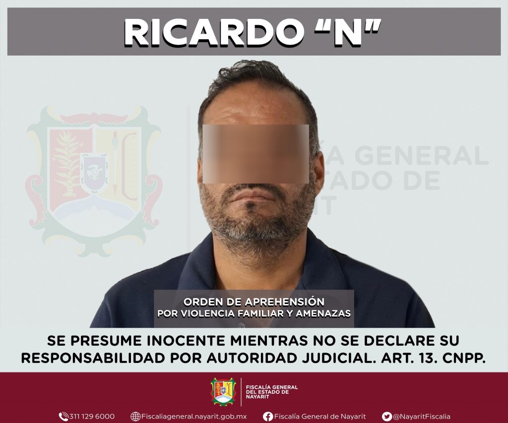 CAPTURADO PRESUNTO RESPONSABLE DE VIOLENCIA FAMILIAR Y AMENAZAS