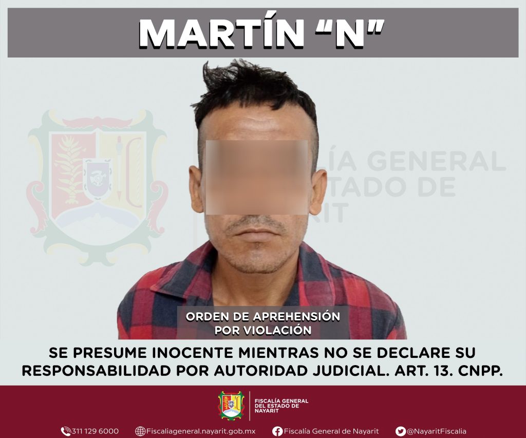 CAPTURADO EN SAN BLAS POR VIOLACIÓN EN AGRAVIO DE UNA NIÑA