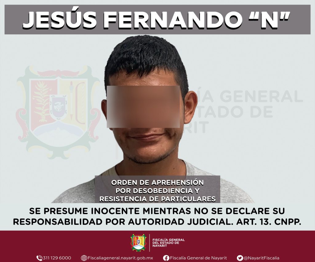 DETENIDO POR DESOBEDIENCIA Y RESISTENCIA DE PARTICULARES