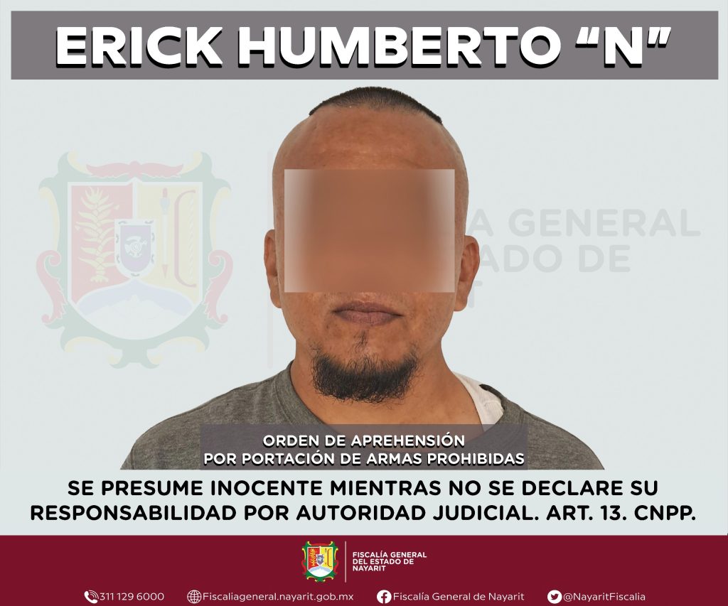 CAPTURADO EN BAHÍA DE BANDERAS POR PORTACIÓN DE ARMAS PROHIBIDAS