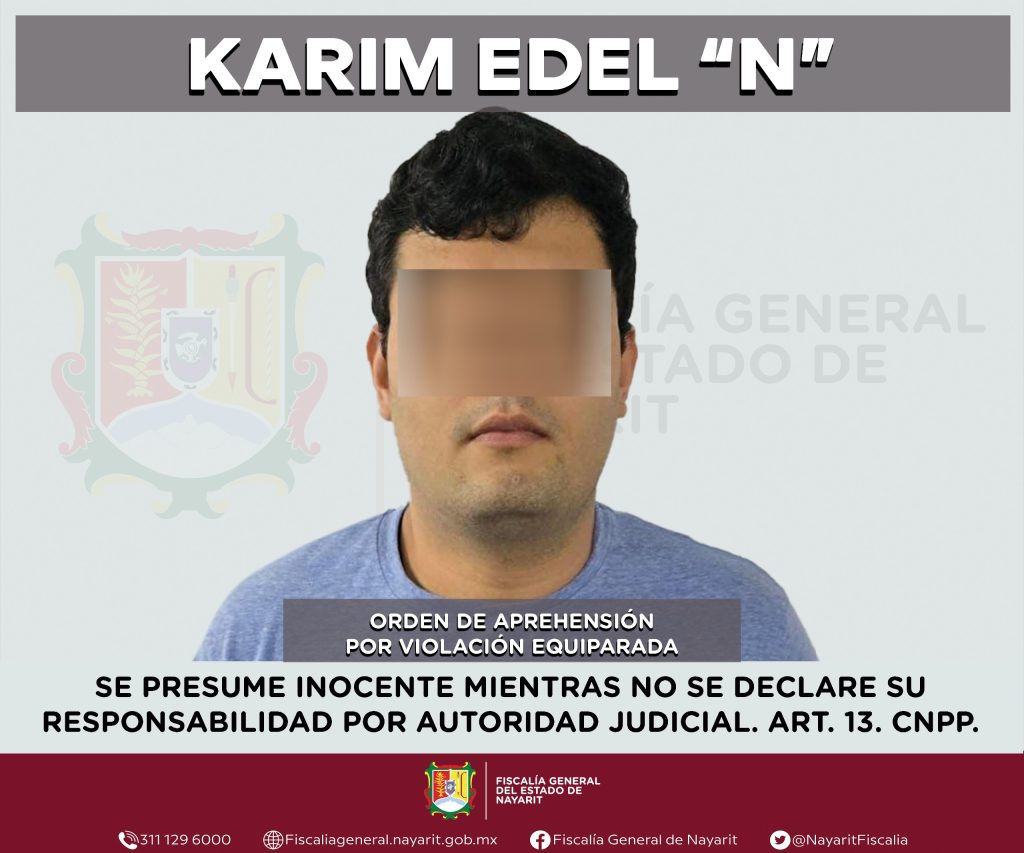 CAPTURADO PRESUNTO RESPONSABLE DE VIOLACIÓN EQUIPARADA