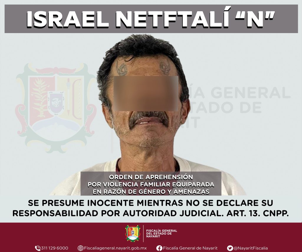 DETENIDO POR VIOLENCIA FAMILIAR EQUIPARADA EN RAZÓN DE GÉNERO Y AMENAZAS