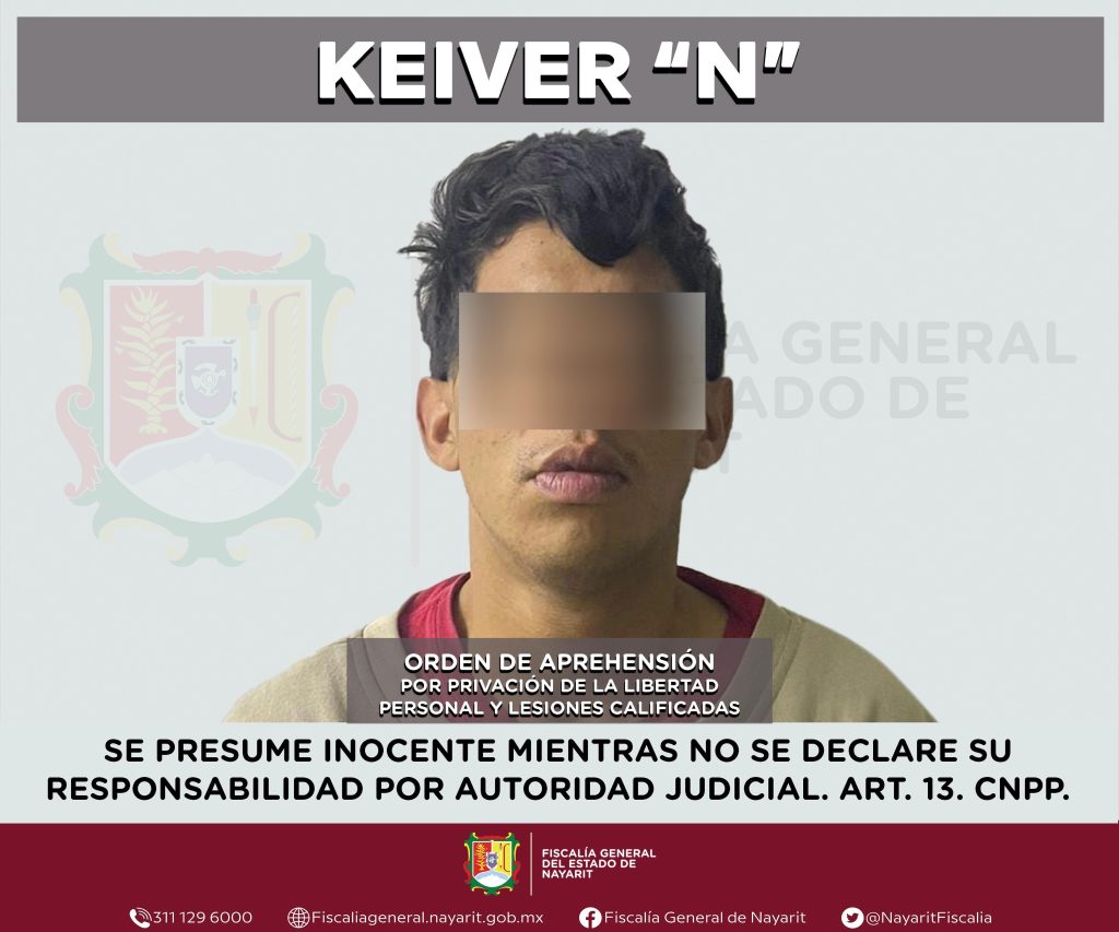 CUMPLIMENTA FISCALÍA ORDEN DE APREHENSIÓN POR PRIVACIÓN DE LA LIBERTAD PERSONAL Y LESIONES CALIFICADAS