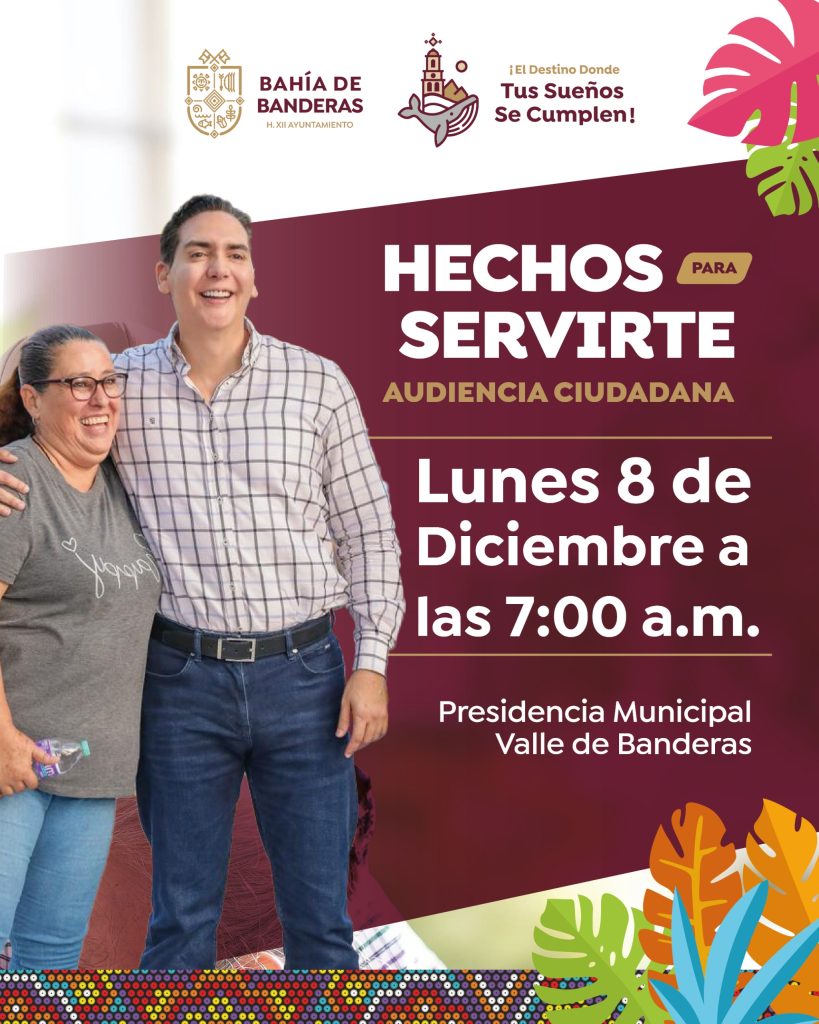 La Presidencia Municipal deBahía de Banderas, será sede de la próxima Audiencia Ciudadana