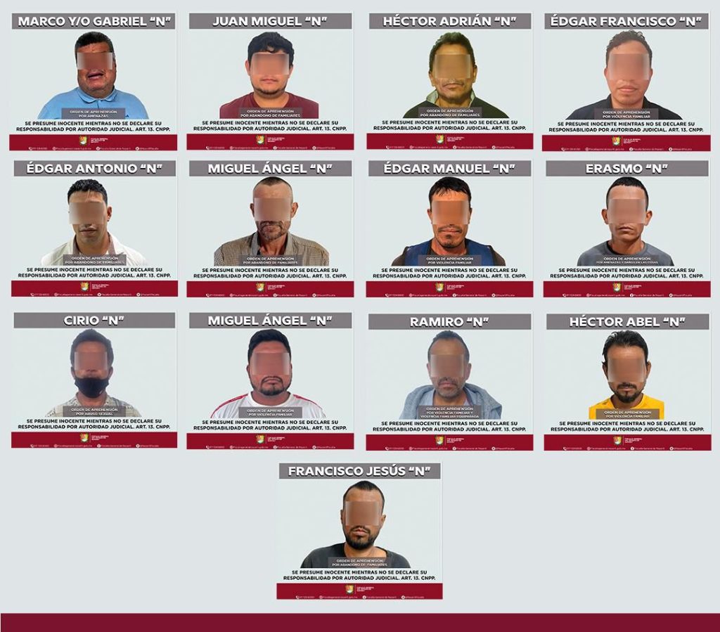 CONTINÚA FISCALÍA DE NAYARIT PRESENTANDO ANTE LA JUSTICIA A AGRESORES DE MUJERES