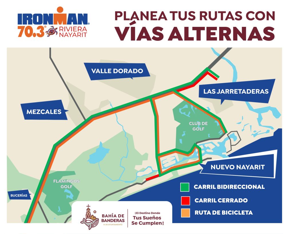 Bahía de Banderas se prepara para el IRONMAN 70.3
