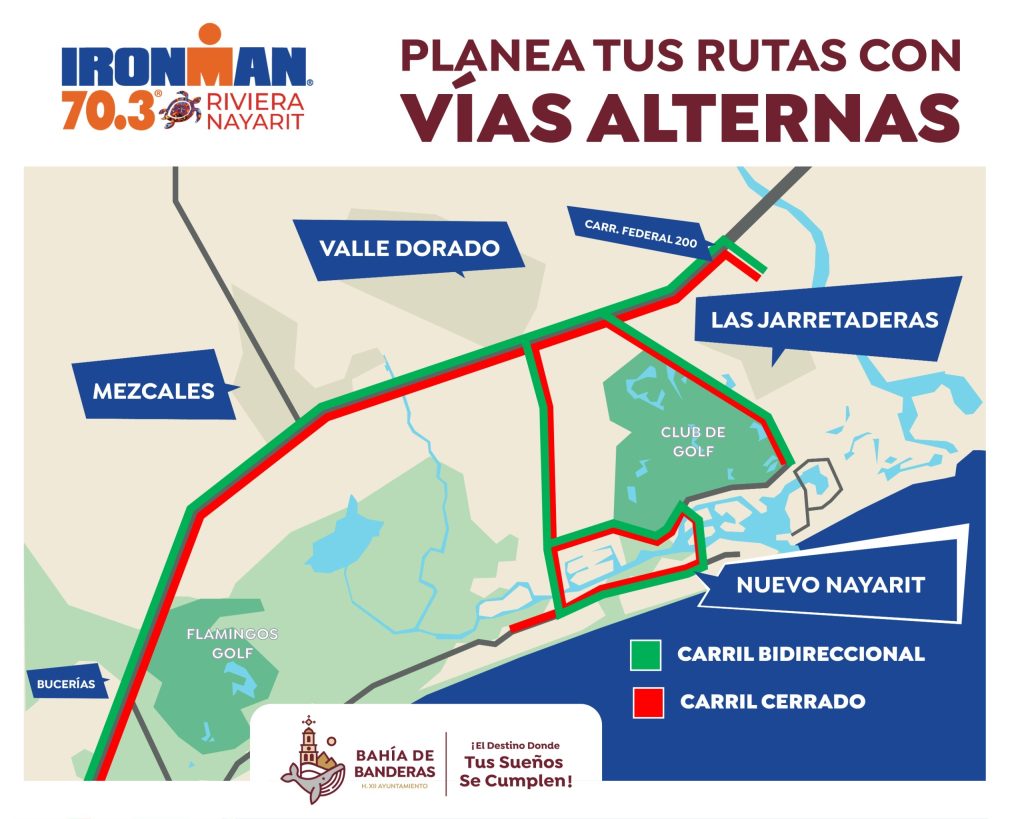 Bahía de Banderas se prepara para el IRONMAN 70.3