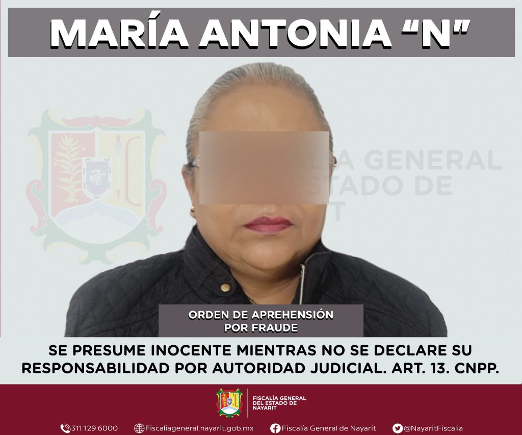 APREHENDIDA EN SANTIAGO IXCUINTLA POR FRAUDE