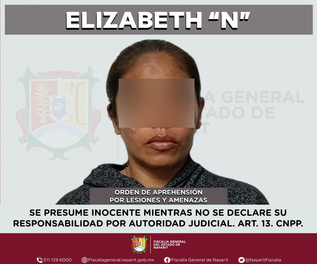 DETENIDA PRESUNTA RESPONSABLE DE LESIONES Y AMENAZAS