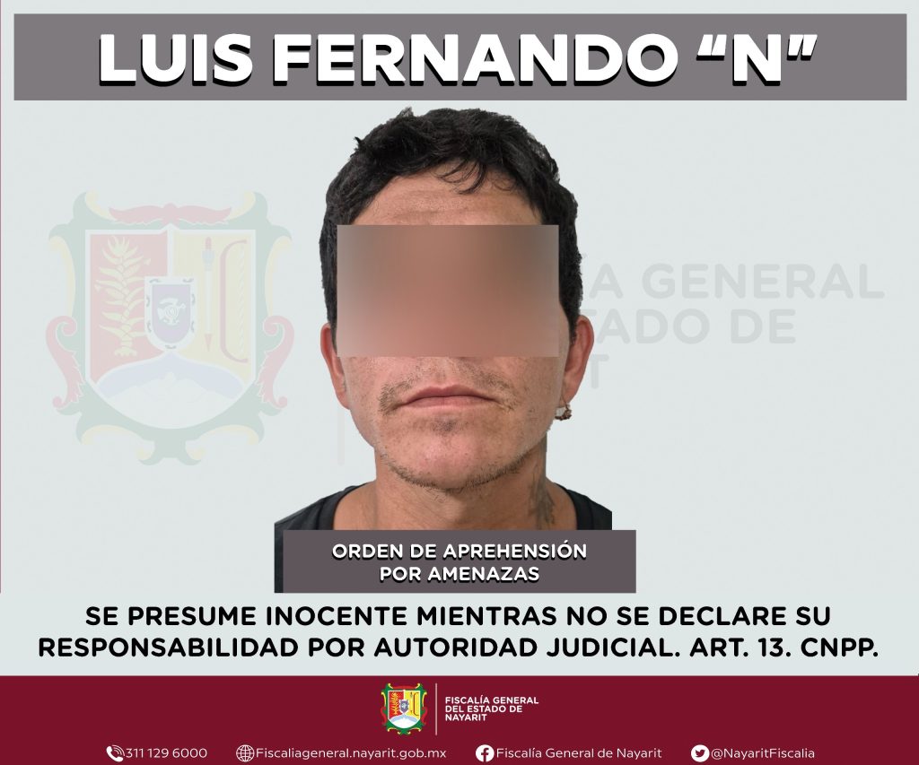 APREHENDIDO EN BAHÍA DE BANDERAS POR EL DELITO DE AMENAZAS