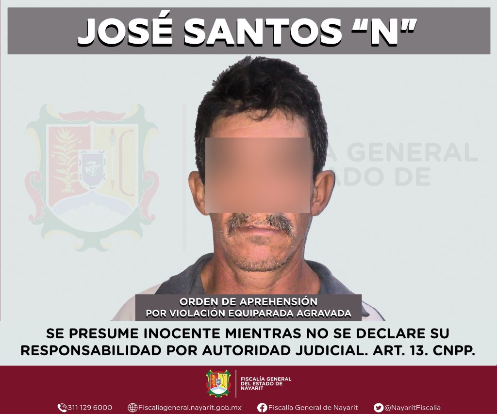 CAPTURADO EN BAHÍA DE BANDERAS POR VIOLACIÓN EQUIPARADA AGRAVADA