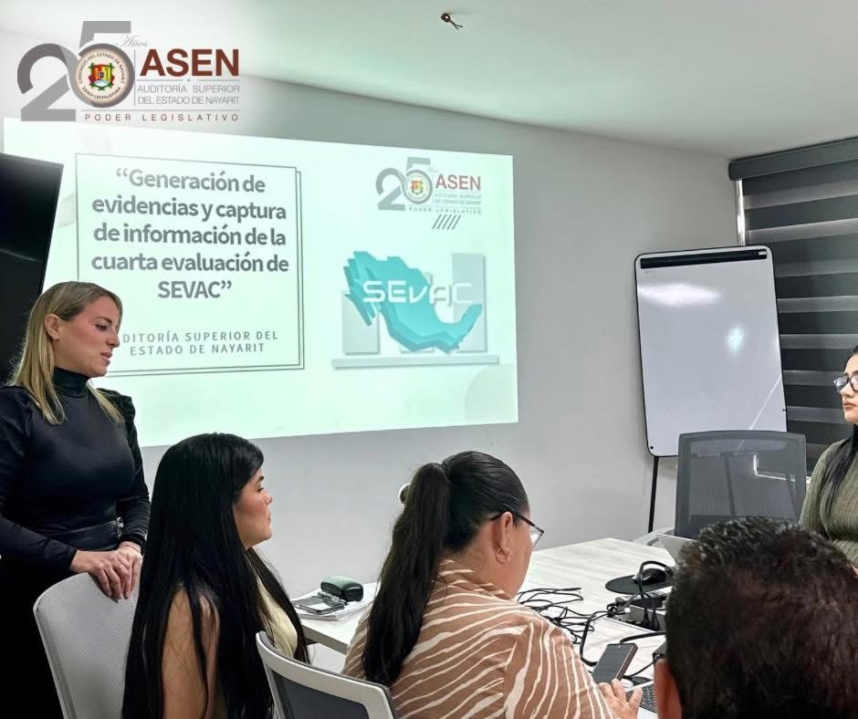 ASEN capacita a enlaces de entes públicos en evaluación del SEVAC 2025