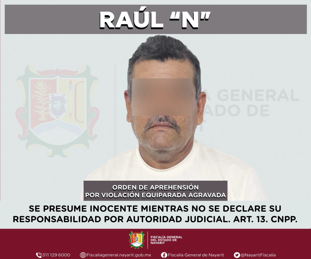 APREHENDIDO PRESUNTO RESPONSABLE DE VIOLACIÓN EQUIPARADA AGRAVADA