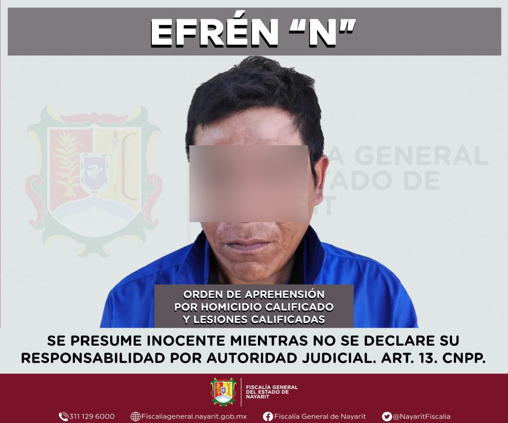 APREHENDIDO POR HOMICIDIO CALIFICADO Y LESIONES CALIFICADAS