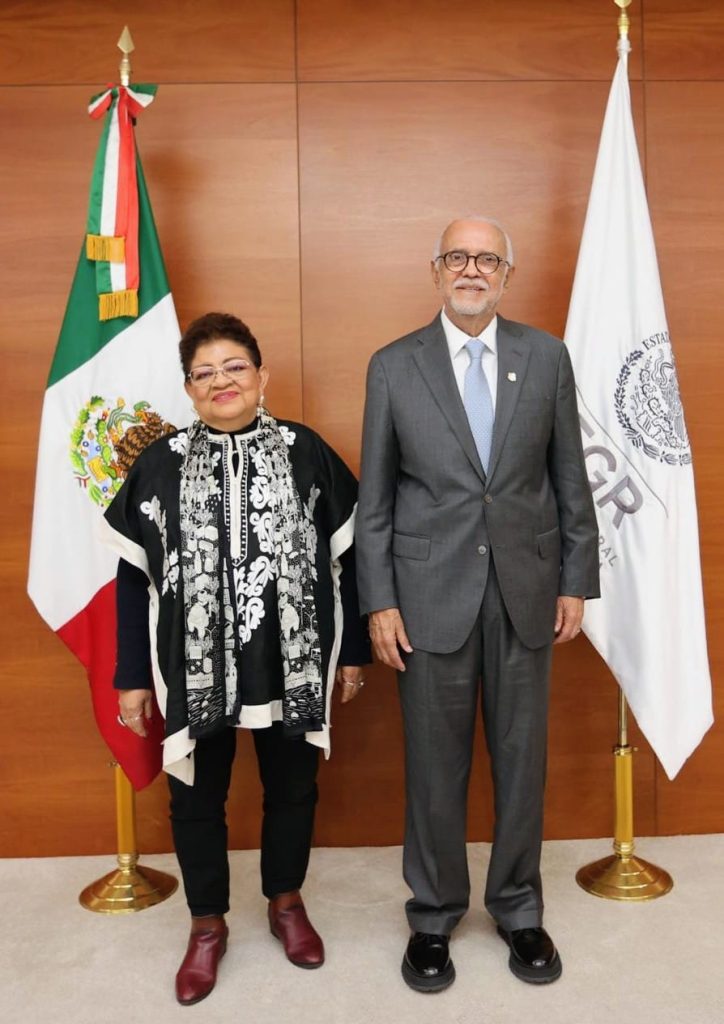 GOBERNADOR DE NAYARIT SE REÚNE CON LA FISCAL GENERAL PARA FORTALECER LA SEGURIDAD Y RECUPERAR BIENES