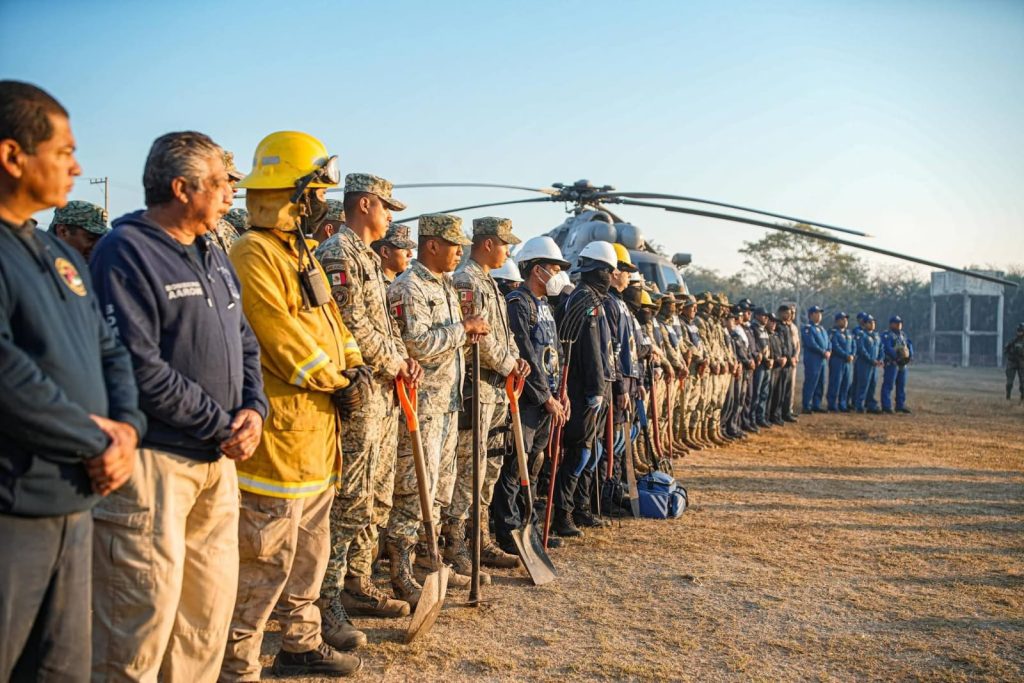 AVANZA CONTROL DEL INCENDIO EN LA CRUZ DE HUANACAXTLE