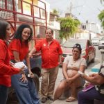 Paola Vargas y Marisol Lepe recorren la colonia Santa Fe y fortalecen acercamiento con vecinos