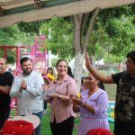 Renuevan área de juegos infantiles en la colonia Valle de Nayarit