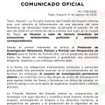 Fiscalía de Nayarit mantiene abierta investigación por la muerte de una mujer en Tepic