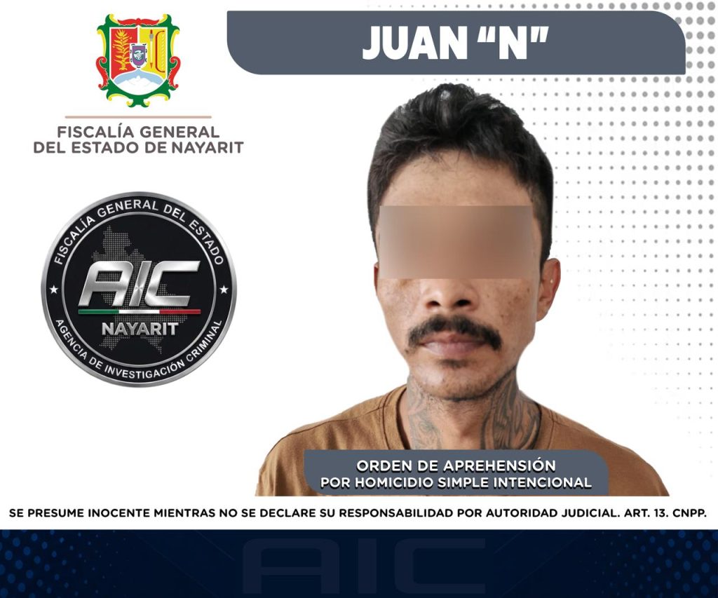 DETENIDO EN RUIZ POR HOMICIDIO SIMPLE INTENCIONAL