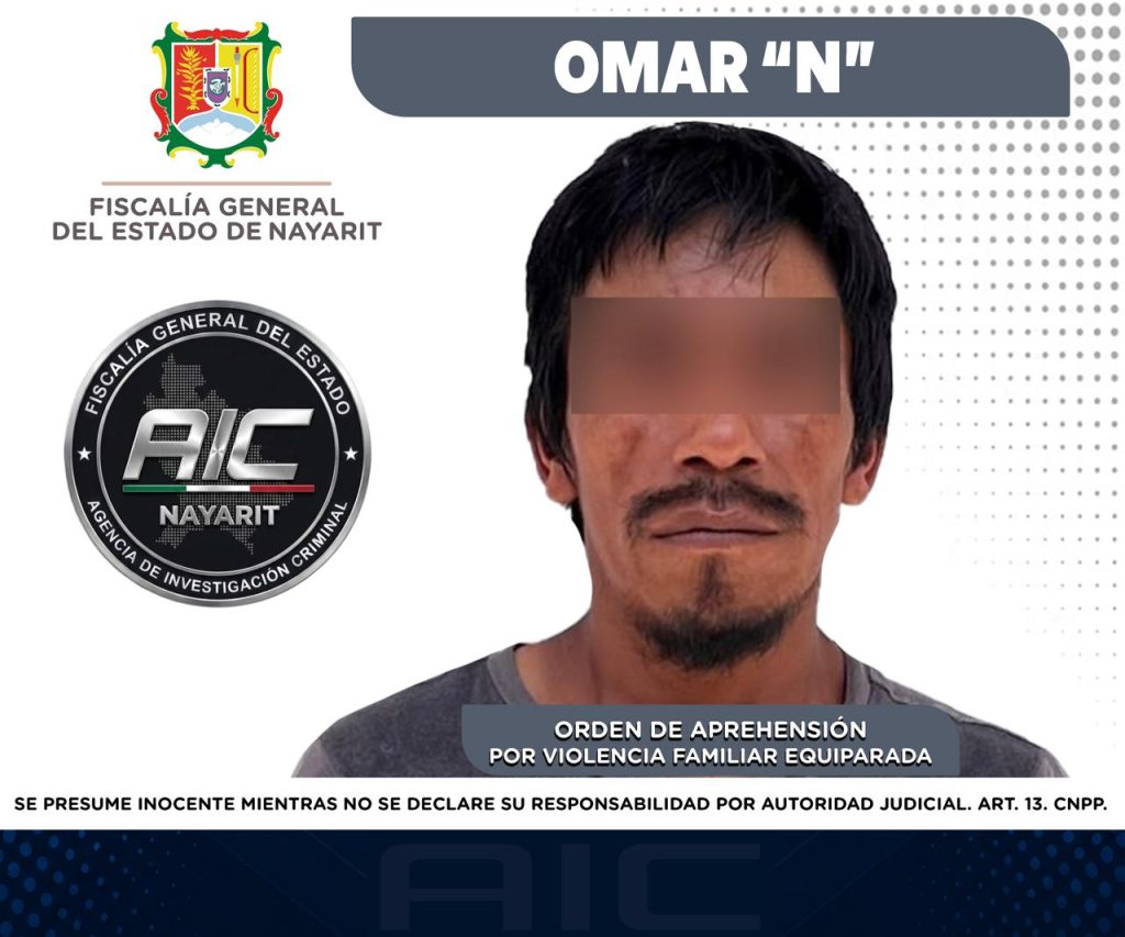 DETENIDO PRESUNTO RESPONSABLE DE VIOLENCIA FAMILIAR EQUIPARADA