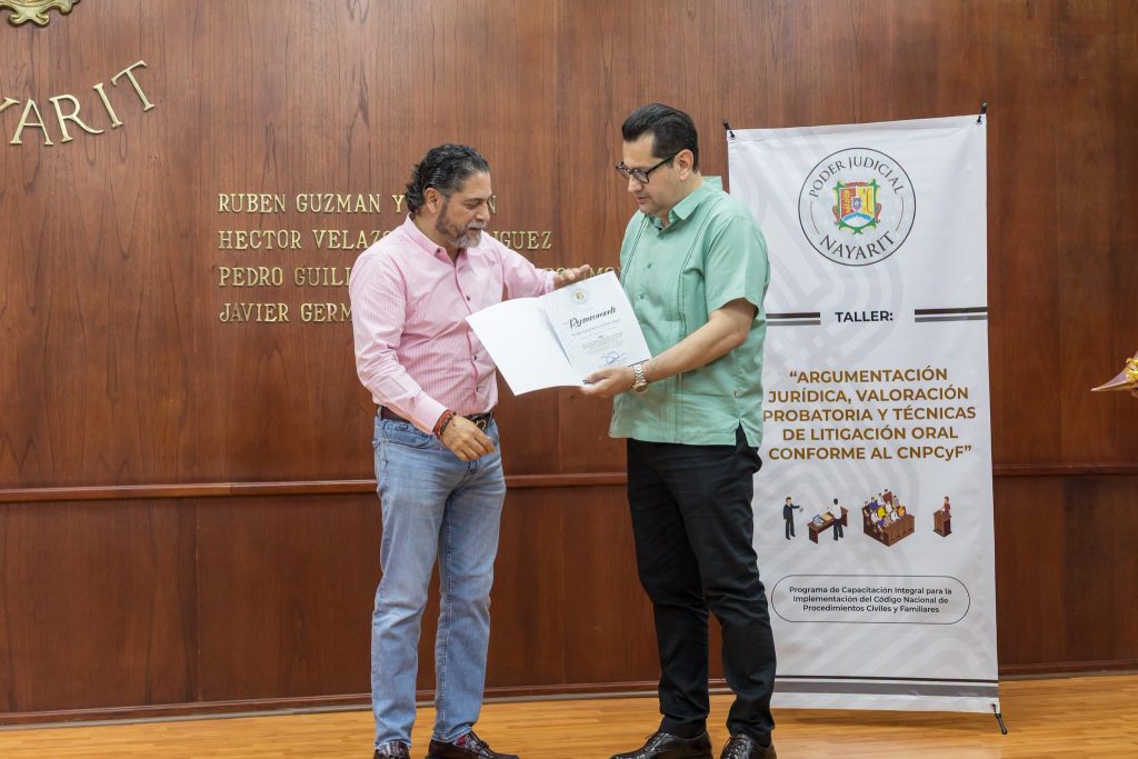 CONTINÚA CAPACITACIÓN DEL PODER JUDICIAL DE NAYARIT PARA LA IMPLEMENTACIÓN DEL CNPCYF
