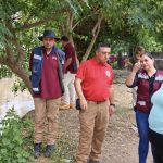 BLANCA SIMANCAS SUPERVISA ZONAS DE RIESGO EN LA PARTE BAJA DE TEPIC Y MÁRGENES DEL RÍO MOLOLOA