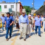 Miguel Ángel Navarro y Beatriz Estrada supervisan nuevos puentes en Jalcocotán